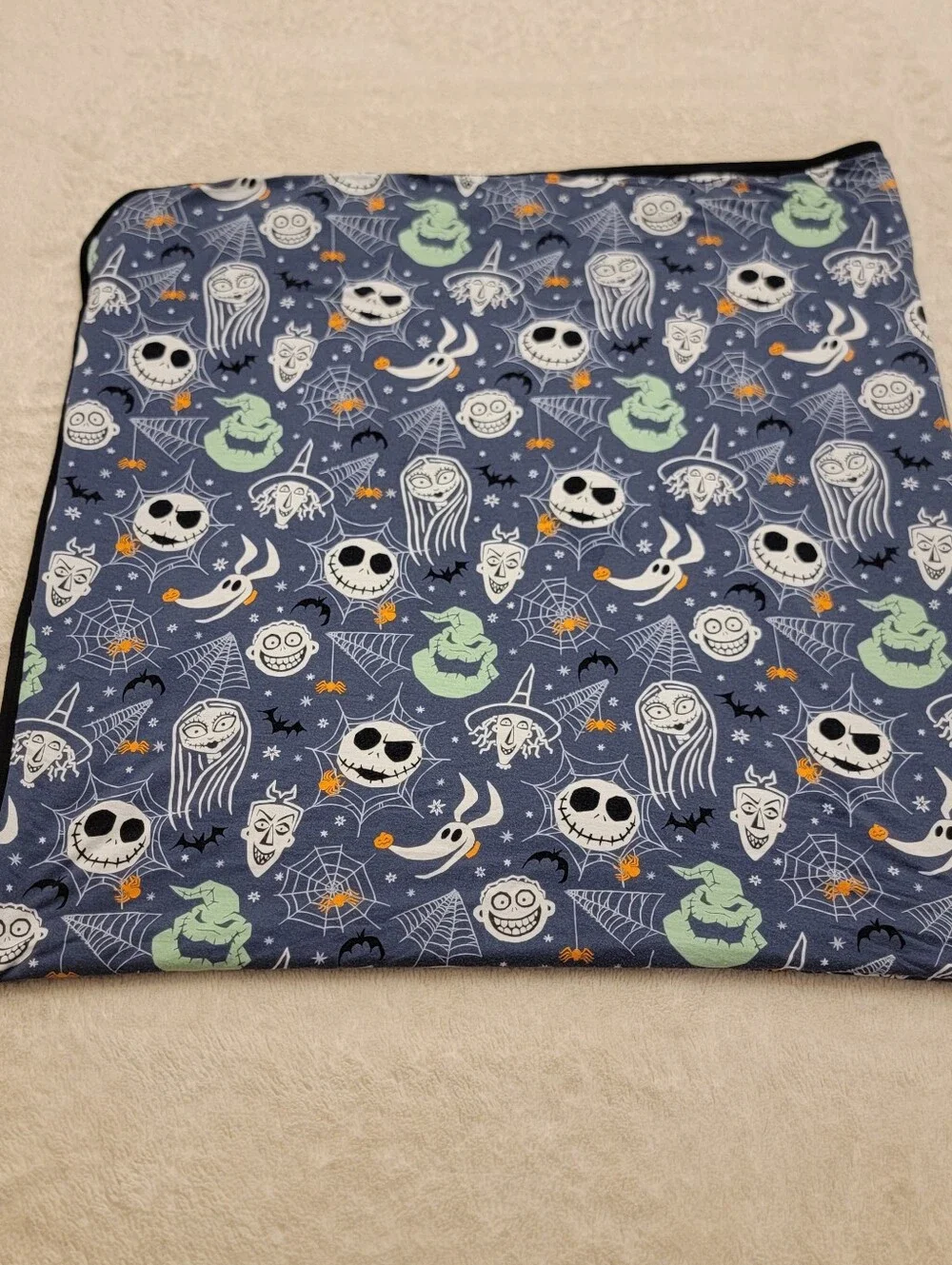 Little Sleepies Nightmare Before Christmas NBC Cloud Blanket Crib Sheet Bundle